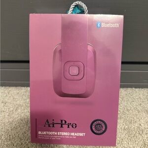 Bluetooth Stereo Headset - Purple